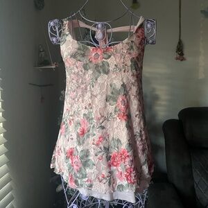 Floral Lace Dressy Bow Top🎀